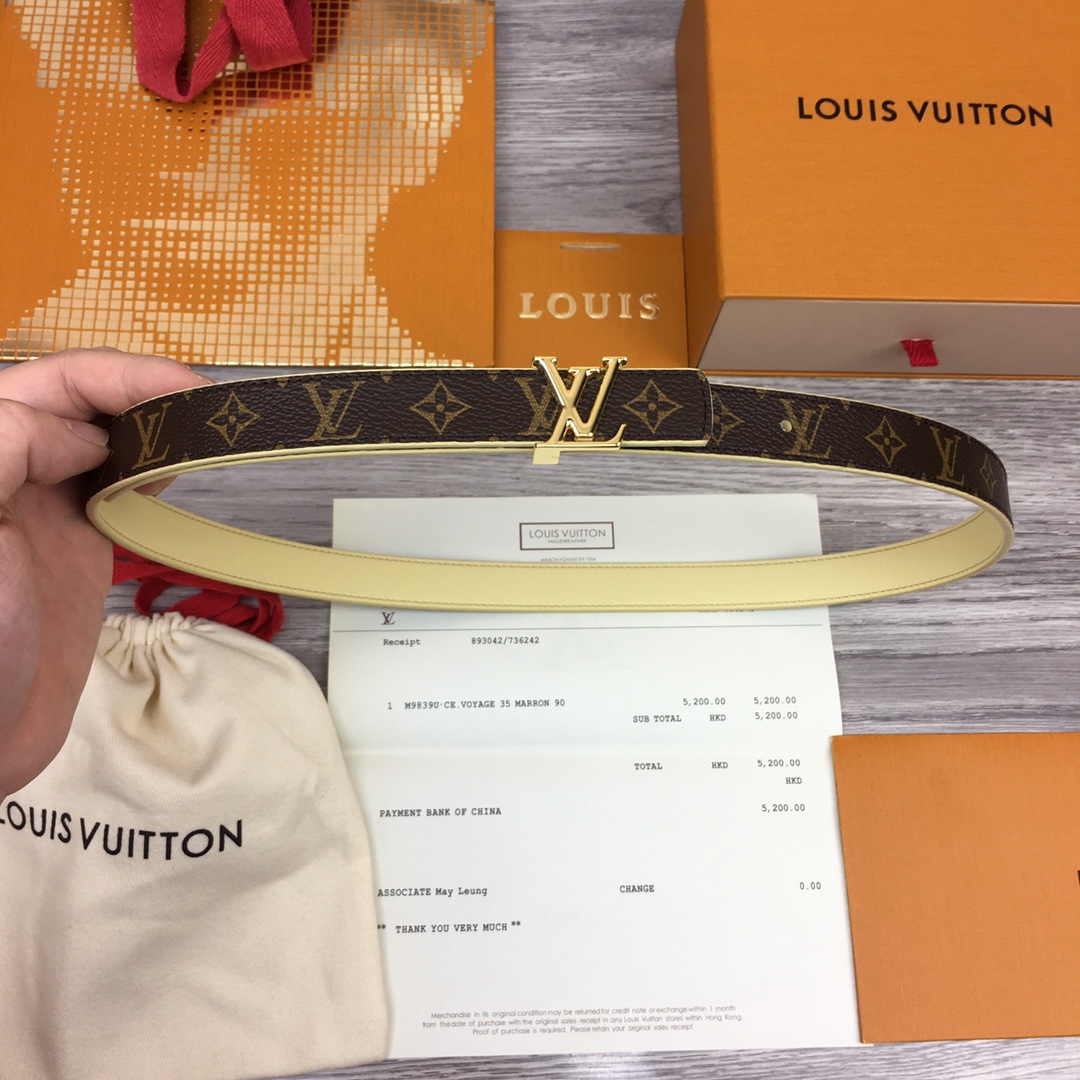 LV Women Iconic 20MM Reversible Belt M0527V